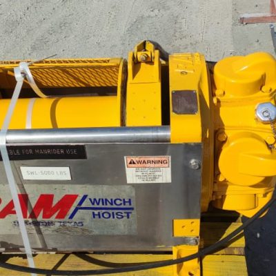 Fully Refurbished RAM K5UR50DML-20 Air Winch, 5000 lbs. / 2268 Kgs