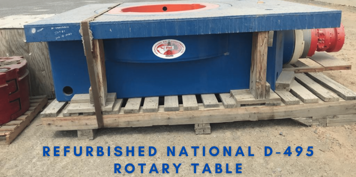 Refurbished National D-495 Rotary Table For Sale Complete With Ring