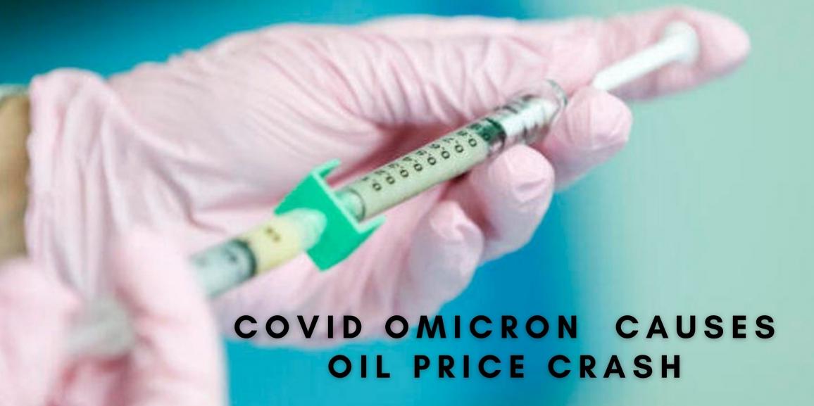 A COVID Oil Price Crash Has Been Caused by Omicron Variant